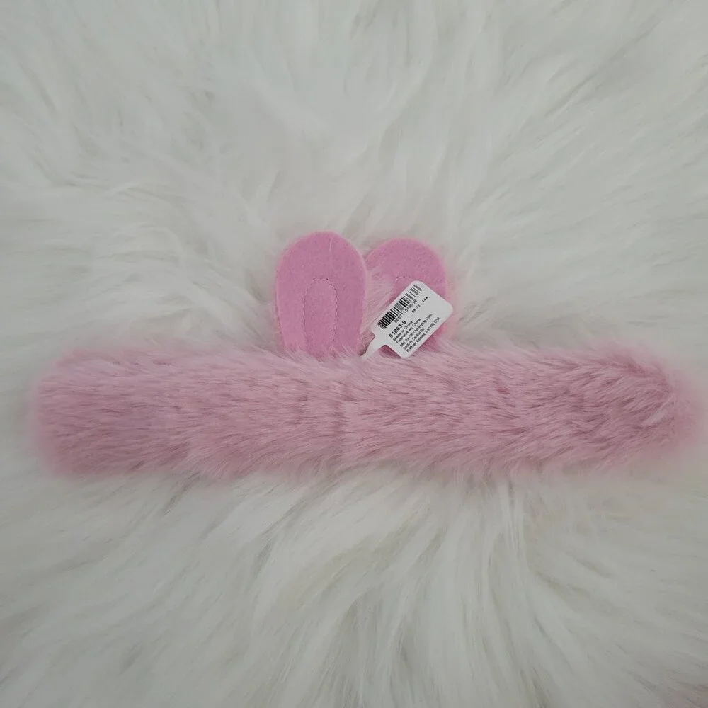 Claire's Plush Slap Bracelet Set